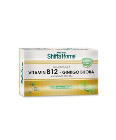 Shiffa Home Vitamin B12-gingko Biloba 28 Tablets in Plantland Store