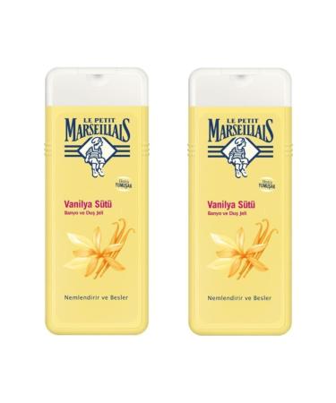 Le Petit Marseillais Vanilla Milk Bath and Shower Gel 400 ml x 2 Pcs