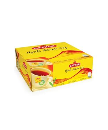 aykur Black Strained Glass Tea Bag 200 Gr 100 Pieces