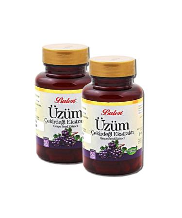 Balen 2 Pieces Balen Grape Seed Extract 60 Capsules 300 mg