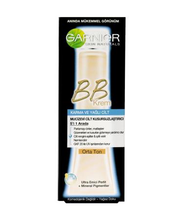 Garnier BB Cream for Combination Oily Skin Medium Tone 40 Ml 3600541202221 - Buy Online on GoSupps.com