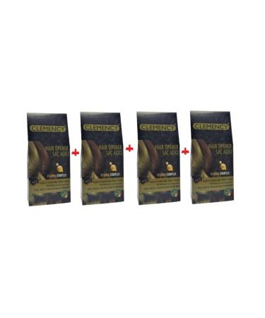 Clemency Herbal Hair Lightener Set X 4 Pieces