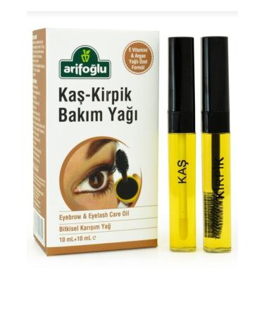 Arifo lu Eyebrow Eyelash Care Oil 10 Ml + 10 Ml (Special Formula with Vitamin E & Argan Oil)