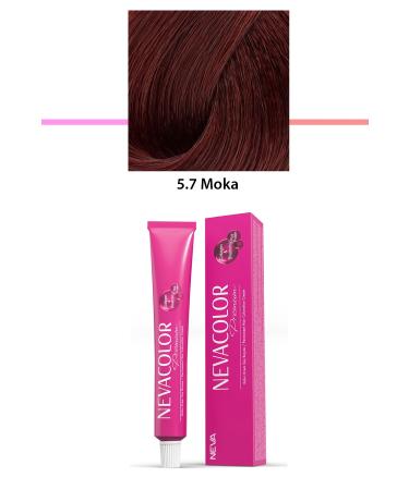 Premium 5.7 Moka - Permanent Cream Hair Dye 50 g Tube