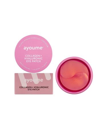 Ayoume Anti-Wrinkle Skin Brightening Collagen + Hyaluronic Eye Mask 1.4g x 60 Pcs