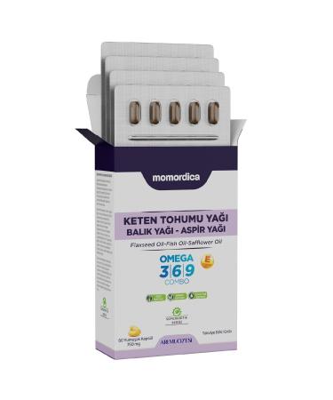 MOMORDICA Linseed Oil Softgel - 60 Capsules - Buy Online on GoSupps.com