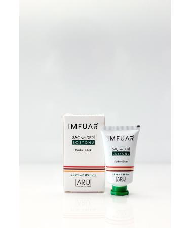 IMFUAR HAIR AND SKIN LOTION 25 ML / ECZEMA / PSORIASIS / FUNGUS / SEBORRHEA DERMATITIS