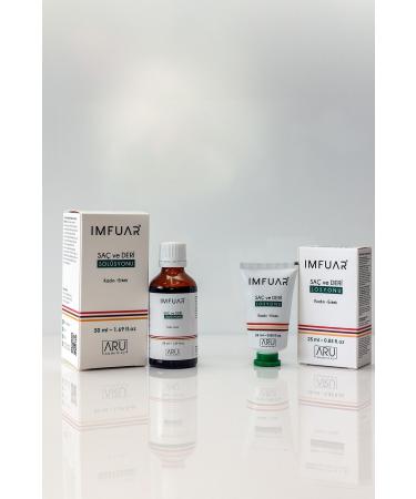 IMFUAR HAIR AND SKIN SOLUTION 50ML + LOTION 25ML