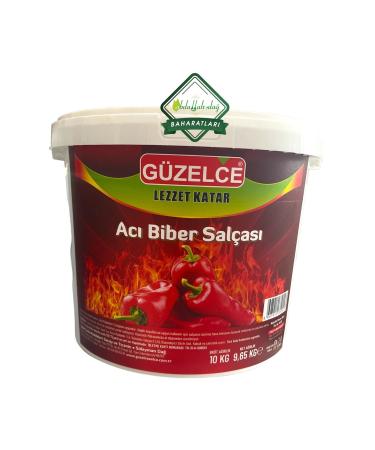 G zelce Hac o lu Spice Hatay Local Natural Hot Pepper Paste Hot 10 Kg Bucket
