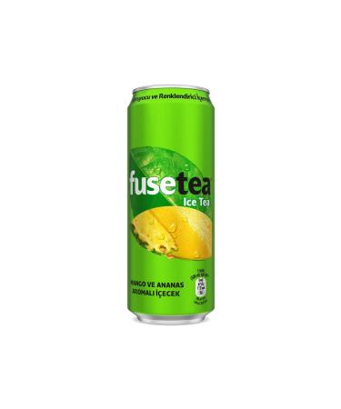 Fuse Tea Mango and Pineapple Flavored Drink Iced Tea 330 Ml X 12 Pieces - Buy Online on GoSupps.com