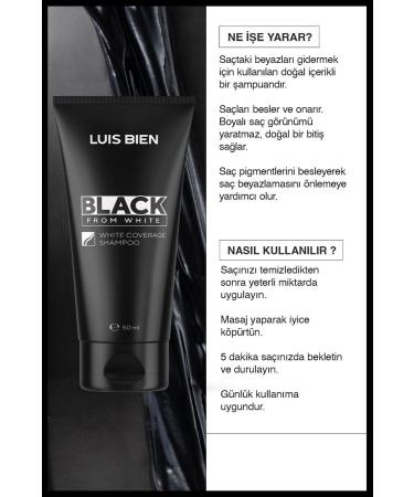Luis Bien White Hair Concealer Shampoo 50 ml - Buy Online on GoSupps.com