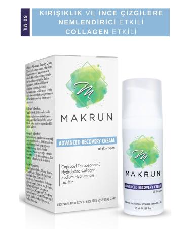 makrun - Skin Lifting Cream Against Wrinkles - Collagen Effect - Lecithin Formula - Younger Look