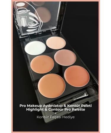Nera Classy Professional Makeup Highlight & Contour Palette - Highlight & Contour Pro Palette