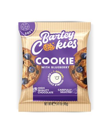Barley Cookies Blueberry Soft Cookies 40g X 12 Pack - Buy Online on GoSupps.com