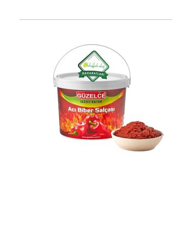 G zelce Hac o lu Spice Hatay Local Natural Hot Pepper Paste Hot 10 Kg Bucket - Buy Online on GoSupps.com