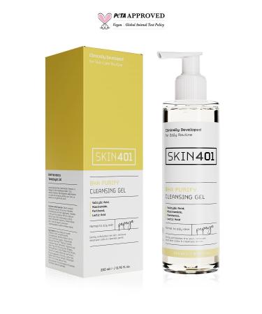 Skin401 Bha Purifying Anti-Blackhead Facial Cleansing Gel 200ml