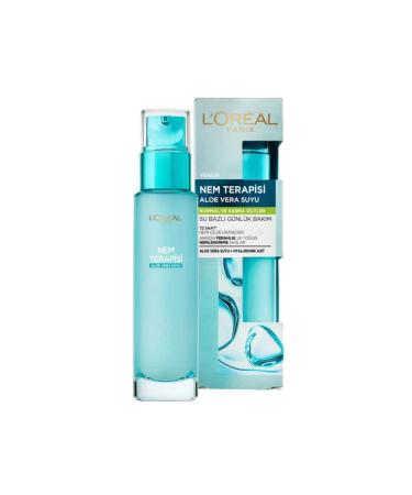 L'Oreal Paris Moisture Therapy Aloe Vera Juice Water-Based Daily Care for Normal to Combination Skin
