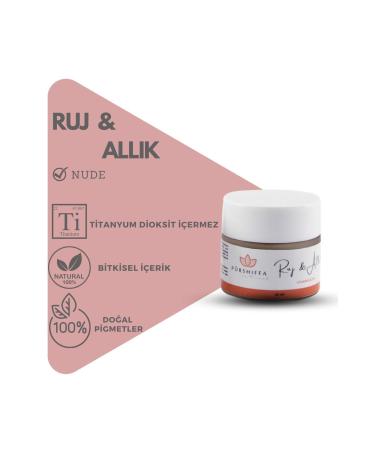 Purshiffa Natural Lipstick (NUDE TONE) (JAR) 5 gr