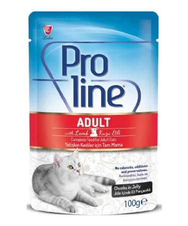 Proline Adult Cat Mixed Pouch Canned Food 100gr - 12 Pieces - Buy Online on GoSupps.com