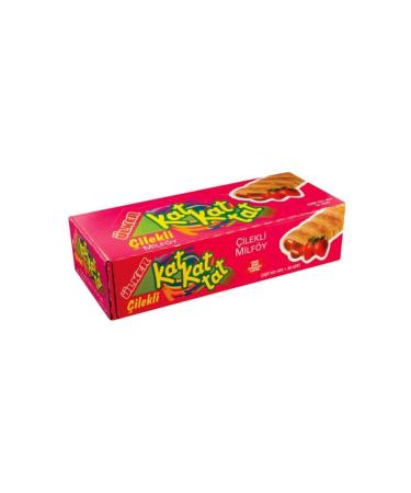 lker Katkat Tat Strawberry Puff Pastry 28 g (24 Pieces)