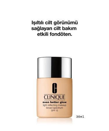 Clinique FOUNDATION - WN 12 MERINGUE - INTENSE CONCEALER GLOW MAKEUP SPF 15