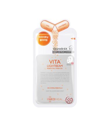 Mediheal 5 Vitamin Brightening Face Care Mask - Vita Lightbeam Essential Mask - Buy Online on GoSupps.com