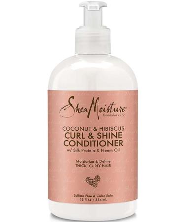 Shea Moisture Coconut & Hibiscus Frizz Control & Shine Conditioner 384ml