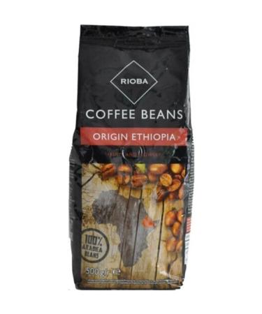 Rioba Coffee Original Ethiopia Coffee Beans 500 Gr