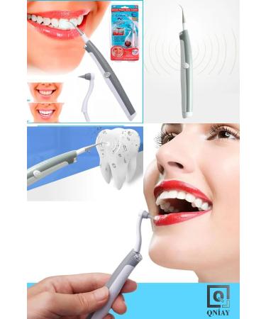 QNIAY Sonic Dental Teeth Cleaning System Tool Removes Tartar Plaque Stains for Whiter Brighter Teeth