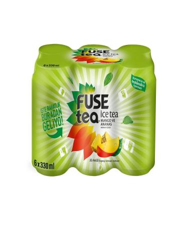 Fuse Tea Iced Tea 330 ml Mango 6-pack