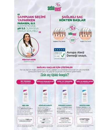 Sebamed Shampoo 200ML Anti-Dandruff (For Oily and Dandruff-Prone Scalp) (Set of 3) - Buy Online on GoSupps.com