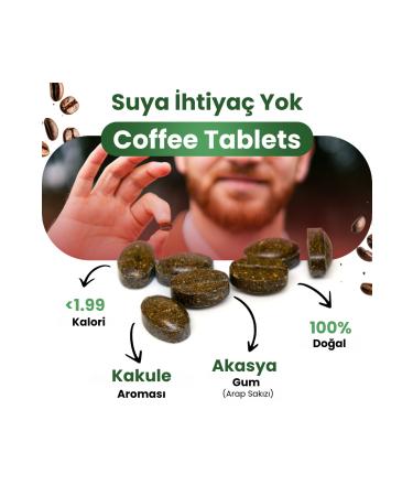 prifa Coffee Tablets | Cardamom | Sugar Free | Vegan | Emergency Coffee | Real Absorbable Coffee - Buy Online on GoSupps.com