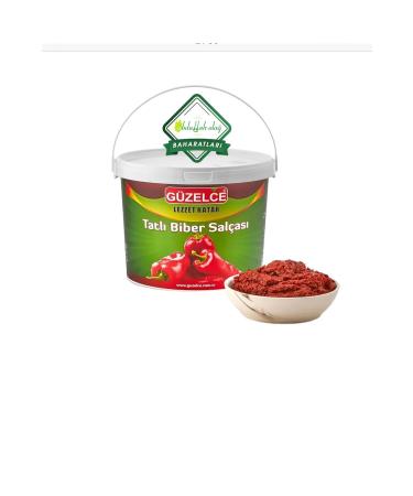G zelce Hac o lu Spice Hatay Local Natural Pepper Paste Hot-Sweet 10 Kg Bucket - Buy Online on GoSupps.com