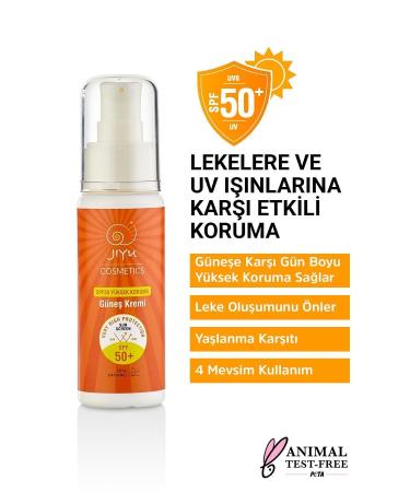 JIYU Sun Cream Spf 50 Provides High Uva/UVB Protection Suitable for Adults and Children 100 Ml. - Buy Online on GoSupps.com