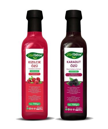 His Natural Black Mulberry 700 Gr. & Cranberry Extract 700 Gr.