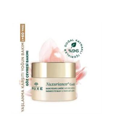 Nuxe Nuxuriance Gold Radiance Eye Balm Eye Contour Balm 15ml (SINGLE)