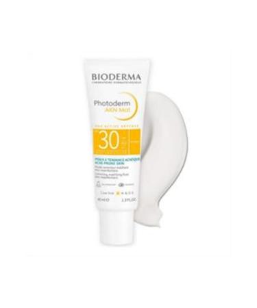 Baby Bioderma Photoderm AKN Matte Sunscreen for Oily Skin SPF30 40ml (SINGLE)