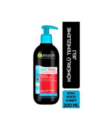Baby Garnier Charcoal Anti-Blackhead Cleansing Gel 200ml (SINGLE)