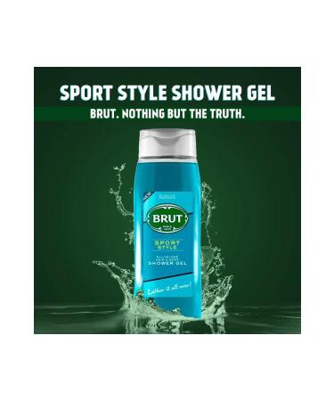 Brut Shower Gel Sports 500 ml - Buy Online on GoSupps.com
