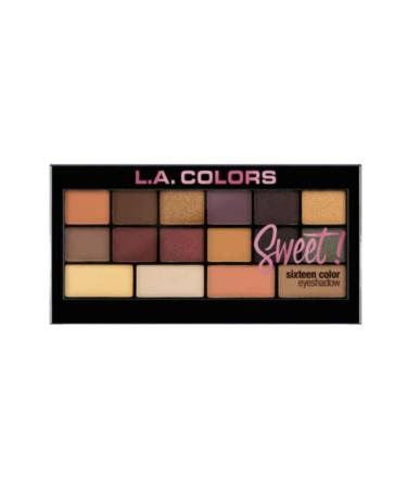 LA Colors La Colors Sweet 16 Color Eyeshadow Palette-seductive