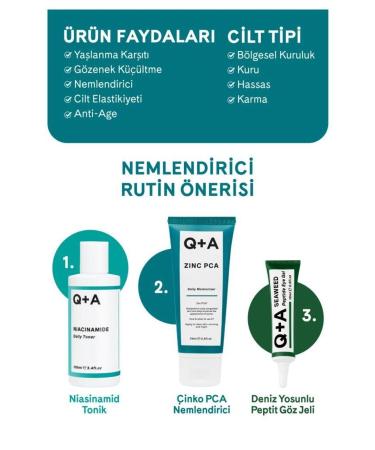 Q+A Zinc Pca Moisturizer 75 ml - Buy Online on GoSupps.com