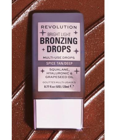 Revolution BRIGHT LIGHT DROPS LIQUID BRONZER DEEP