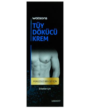 Watsons Men's Hair Removal Cream 100 ml - Buy Online on GoSupps.com