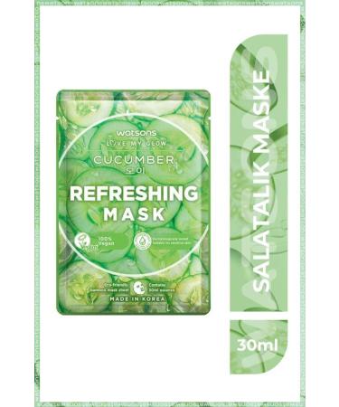 Watsons Fruity Mask Cucumber Refreshing Mask * 2 Pieces - Buy Online on GoSupps.com