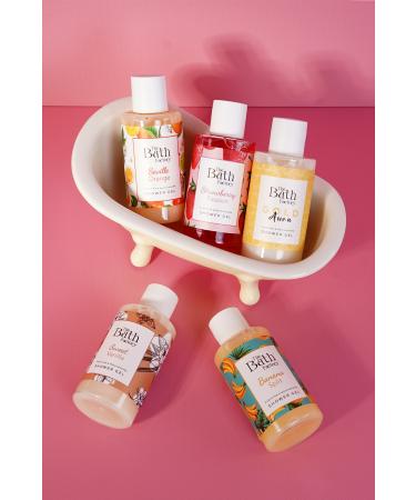 THE BATH FACTORY Shower Gel Introduction Set (Gold Aura - Vanilla - Banana - Strawberry - Orange) (5 X 50 Ml) - Buy Online on GoSupps.com