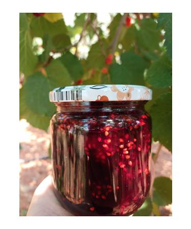 FROM THE LAND OF EFELER Black mulberry jam 470 gr homemade 0 natural