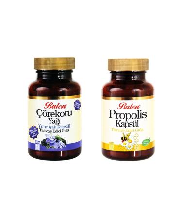 Balen Black Cumin Oil Capsule And Propolis Capsule