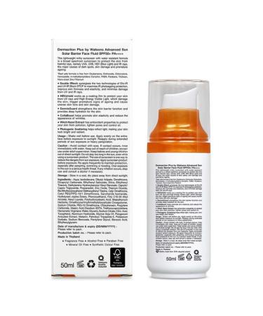 DERMACTION PLUS BY WATSONS Solar Barrier Sun Face Cream Spf50 50 ml - Buy Online on GoSupps.com