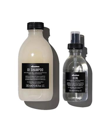 Davines DVNS333/oil Daily Shampoo with Natural Content for All Hair Types 280ml + Oil 135 1BoxDavines
