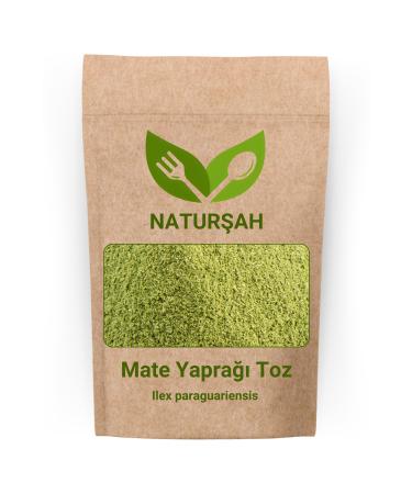 Natur ah Mate Leaf Powder-Ground (Ilex Paraguariensis Powder) 500 Gr